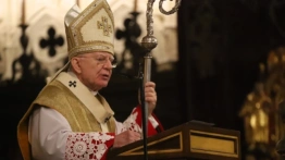 Abp Jędraszewski przy grobie św. Jana Pawła II: Papież przypomniał nam, co znaczy budować na skale
