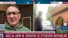 ABW w służbie Tuska - wejście do studia Telewizji Republika