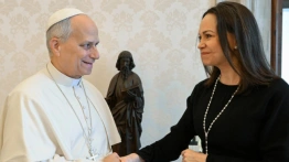 Papież spotkał się z liderką wenezuelskiej opozycji