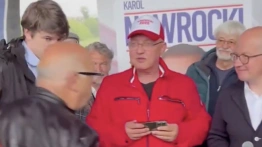„Gdzie jest mamusia?” Agresywny przeciwnik PiS zaatakował syna Karola Nawrockiego
