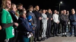 Nocny bieg na cześć Wyklętych. Do mieszkańców dołączył prezydent