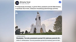 Niezwykłe wotum polskich miliarderów. Pod Toruniem powstanie ogromny pomnik Matki Bożej