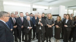 Nietypowa wystawa w Sejmie. Swoje prace pokazał poseł Marek Suski