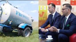 Minister rolnictwa: Przed moim domem została rozlana gnojowica
