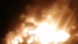 Gigantyczny pożar pod Smoleńskiem. Ukraińcy uderzyli w duży kompleks energetyczny