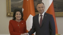 Chaos w Gruzji. Andrzej Duda rozmawiał z Salome Zurabiszwili