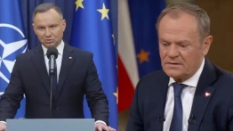Prezydent Duda o Tusku: Kompletny brak klasy, straszliwy poziom chamstwa politycznego