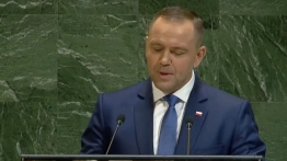 „Żadna wojna nie może się opłacać”. Prezydent upomniał się w ONZ o odszkodowania od Niemiec