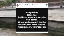 Strażacy z Bodzanowa: Przegraliśmy. Zalało nas