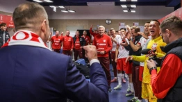 „To był piękny mecz!” Prezydent w szatni biało-czerwonych