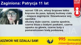 Child Alert. Policja szuka 11-latki Dziewkowic