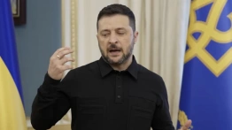 Prezydent Ukrainy: Do Polski zmierzały 92 rosyjskie drony