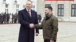 Karol Nawrocki powitał Wołodymyra Zełenskiego