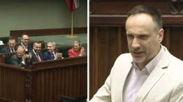 Tusk bił brawo Kowalskiemu. Dziwne wystąpienie b. posła PiS
