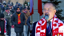 Polscy kibice na Jasnej Górze. „Spotkanie ponad podziałami”