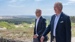 „Prawdziwie wspaniałych przyjaciół trudno jest spotkać”. Prezydent Litwy o Andrzeju Dudzie