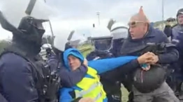 „Zostaliśmy spacyfikowani”. Policja rozwiązała protest górników i hutników