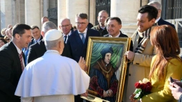 Papież pobłogosławił obraz do polskiej kaplicy sejmowej