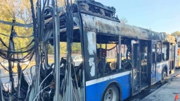 Pożar autobusu hybrydowego MPK w Krakowie – trzygodzinna akcja straży pożarnej