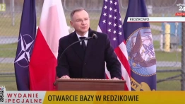 "To nie jest już rosyjska strefa wpływów" - Prezydent na otwarciu bazy antyrakietowej w Redzikowie