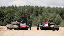 Dowódca sił zbrojnych Ukrainy dziękuje Polsce i Czechom za czołgi