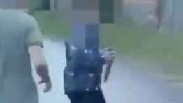 Przerażającye sceny w Choszcznie. Uzbrojony w dwa noże Kubańczyk zatrzymany przez policję