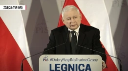 Jarosław Kaczyński w Legnicy o sfederalizowanej Europie: to byłoby przejście spod buta sowieckiego pod but niemiecki
