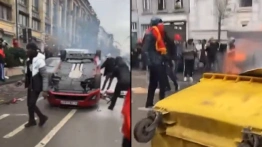 [WIDEO] Bruksela w ogniu. Zamieszki po meczu Belgia-Maroko