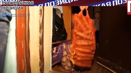 [Wideo] Po worku ziemniaków i marchwi dla rodzin zmobilizowanych Rosjan w okolicach Moskwy