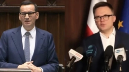 Morawiecki o Hołowni i Tusku: "Oni sami przyznają, że źle rządzą" [Wideo]