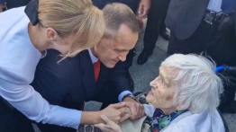 „Bóg zapłać za obecność” - wzruszające słowa Prezydenta Nawrockiego do uczestniczki Powstania Warszawskiego