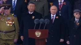 Putin na Paradzie Zwycięstwa: Cały kraj wspiera uczestników „Spcecoperacji”