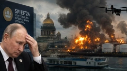 Petersburg. Putin nie otworzył Forum po ataku ukraińskich dronów