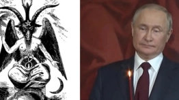 Satanista potrząsający jądrową maczugą. Putin jest zagrożeniem dla globalnego bezpieczeństwa ludzkości!