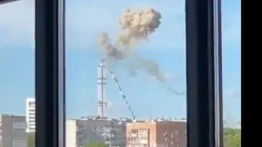 [WIDEO] Rosjanie zaatakowali Charków. Zniszczono wieżę telewizyjną