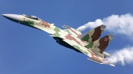 Brytyjski MON: Rosyjski Su-35S zestrzelony przez własną obronę przeciwlotniczą