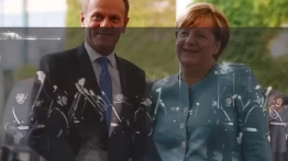 Była kanclerz Niemiec na czele Marszu Tuska [Wideo]