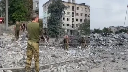 Ukraina. Potężny atak na rosyjską bazę w Lisiczańsku. Nie żyje ok. 100 najemników [Wideo]