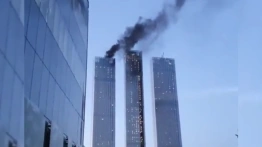Moskwa: Czarny dym nad 300-metrowym wieżowcem