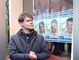 „Zajmijcie się nimi”. Tak Kołodziejczak potraktował protestujących przed jego „kancelarią”