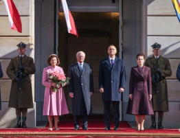 „Historyczna wizyta”. Prezydent przyjął szwedzką Parę Królewską