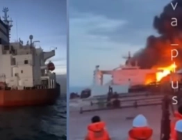 Rosja traci kontrolę nad transportem ropy. Kolejny tankowiec unieruchomiony [Wideo]