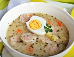 Kuchnia mojej mamy. Biały barszcz na zakwasie...