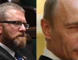 Na krawędzi zakazu za finanse z Moskwy? MSWiA ostrzega przed partią Brauna