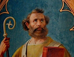 Św. Cyryl Jerozolimski, wygnany na banicję za walkę z herezją