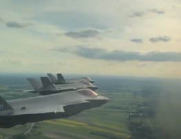 „Husarze” zameldowali się nad Polską. Historyczny przelot F-35 nad trzema miastami