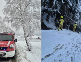 Podkarpacie sparaliżowane po ataku zimy. Dziesiątki tysięcy domów bez prądu, setki interwencji służb