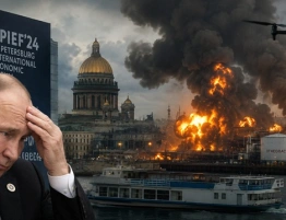 Petersburg. Putin nie otworzył Forum po ataku ukraińskich dronów