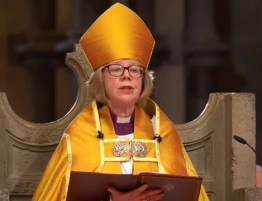 Anglikańska „arcybiskupka” udzieliła błogosławieństwa w towarzystwie katolickiego arcybiskupa