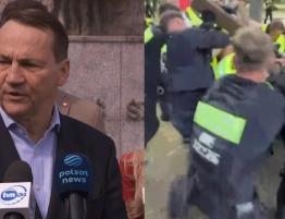 Jakie to żenujące! Tak Sikorski skomentował wydarzenia w Berlinie